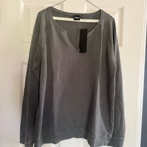 Mono B Women's Gray Sweatshirt